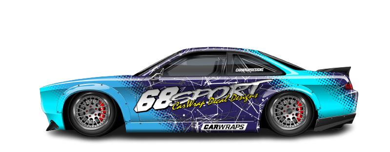 rally car vehicle wrap design